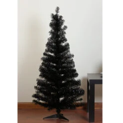 4' X 24" Slim Black Tinsel Artificial Christmas Tree - Unlit -Best Christmas Store 0bier9mhmucutm1ajw7d07fbupj1wcey 35482.1667661969