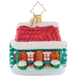Christopher Radko The Coziest Cottage Gem Glass Christmas Ornament 1021425 -Best Christmas Store 1021425 3 73703.1684253240