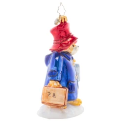 Christopher Radko One-Way Ticket To Paddington Glass Christmas Ornament 1021467 -Best Christmas Store 1021467 3 32976.1684253251