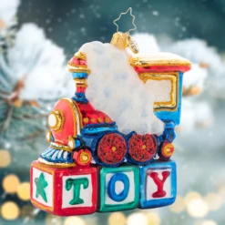 Christopher Radko Choo Choo Cheer Glass Christmas Ornament 1021613 -Best Christmas Store 1021613 46397.1684253245
