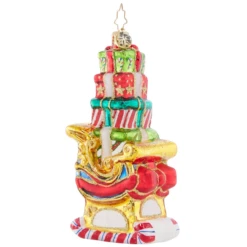 Christopher Radko Piled-High Sleigh Glass Christmas Ornament 1021677