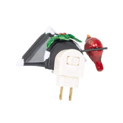 6" Cardinal On A Snow Covered Street Lamp Flickering Christmas Night Light -Best Christmas Store 164077 3 50193.1667664477