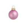 4ct Rosewood Pink Glass Shiny Christmas Ball Ornaments 4.75" (120mm)