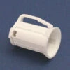 Club Pack Of 100 C9 White Christmas Light Bulb Sockets - For 18 Gauge Wire