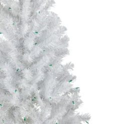 4' Pre-Lit White Artificial Christmas Tree, Green Lights -Best Christmas Store 427 76746.1684856068