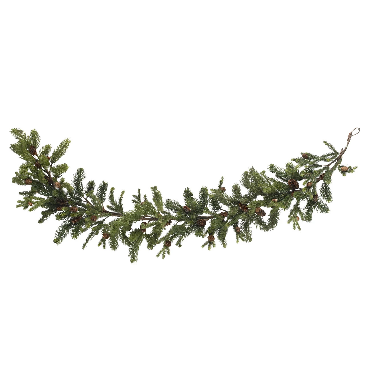 5' X 12" Pine And Pinecones Artificial Christmas Garland, Unlit 1 5' X 12" Pine And Pinecones Artificial Christmas Garland, Unlit