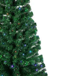 6' Pre-Lit LED Fiber Optic Color Changing Christmas Tree With Star Tree Topper -Best Christmas Store 627 36205.1683048579