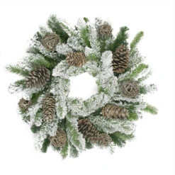 Flocked Pine Cone And Twig Ball Artificial Christmas Wreath - 24-Inch, Unlit 5 Flocked Pine Cone And Twig Ball Artificial Christmas Wreath - 24-Inch, Unlit -Best Christmas Store allstate20xdl454 sn gr20b 89905.1675361198
