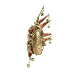9" Gold And Red Sequins Ornate Minstrel Masquerade Mask Christmas Ornament -Best Christmas Store allstate xn1152 go re 2 70010.1667655000