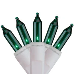 Set Of 100 Green Icicle Christmas Lights - 7.8 Ft White Wire 8 Set Of 100 Green Icicle Christmas Lights - 7.8 Ft White Wire -Best Christmas Store brightstar 36 704 77 1 70649.1667575741