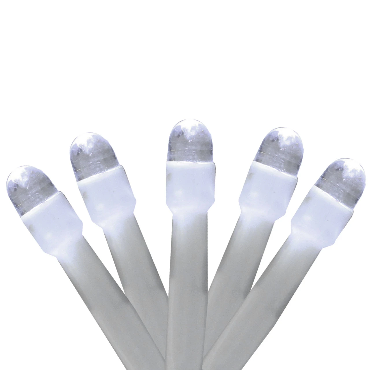 150 White LED Twinkle Swag Christmas Lights - 7.5 Ft White Wire 1 150 White LED Twinkle Swag Christmas Lights - 7.5 Ft White Wire