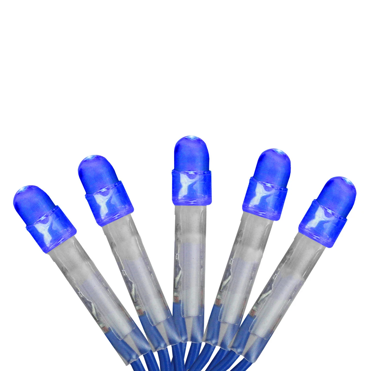 2' X 8' Blue LED Net Style Tree Trunk Wrap Christmas Lights - Blue Wire 1 2' X 8' Blue LED Net Style Tree Trunk Wrap Christmas Lights - Blue Wire