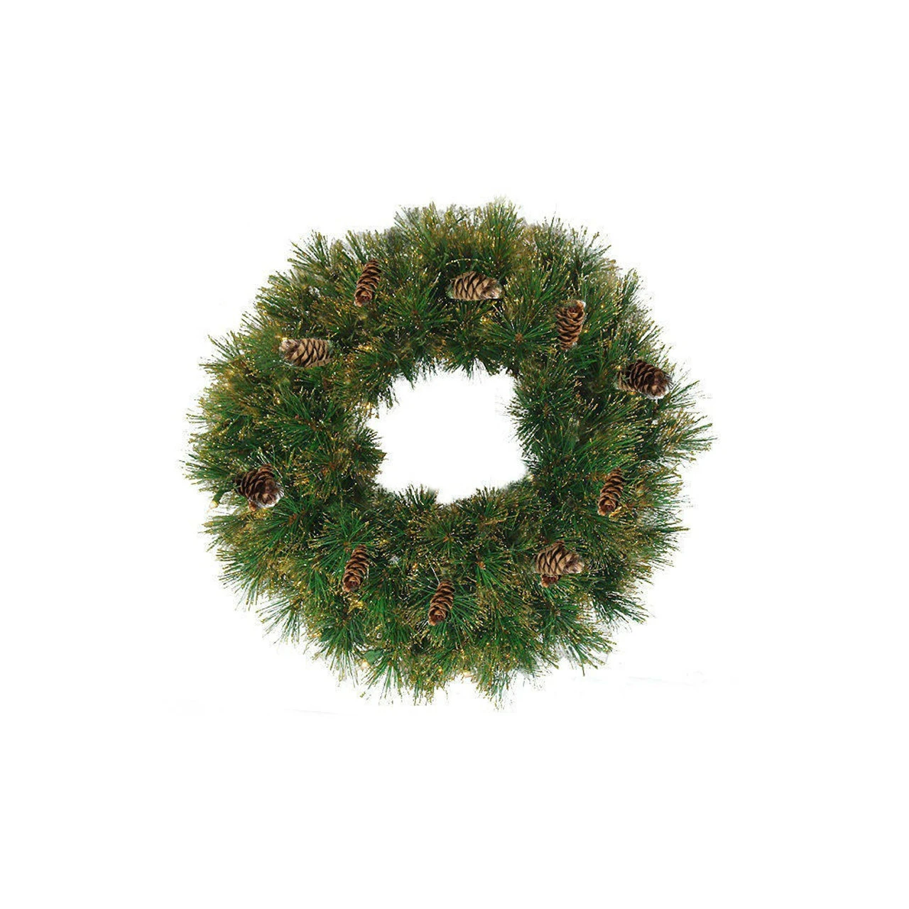 24"Unlit Yorkville Pine Artificial Christmas Wreath 1 24"Unlit Yorkville Pine Artificial Christmas Wreath