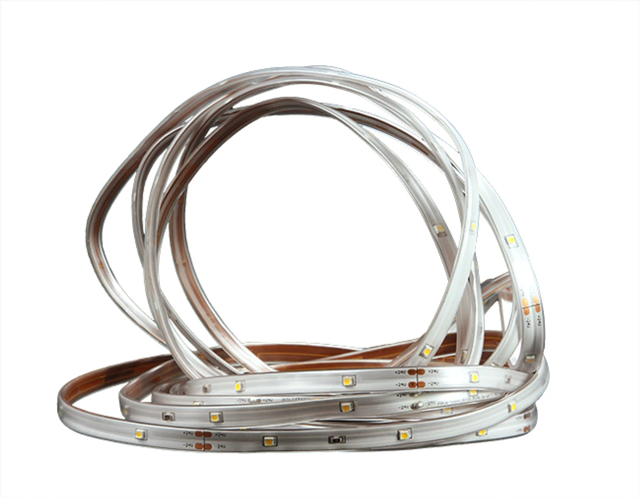 18' Purple LED Outdoor Christmas Linear Tape Lighting - White Finish 2 18' Purple LED Outdoor Christmas Linear Tape Lighting - White Finish - Image 2