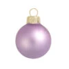 28ct Lavender Matte Glass Christmas Ball Ornaments 2" (50mm)