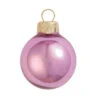 40ct Rosewood Pink Shiny Glass Christmas Ball Ornaments 1.5" (40mm)