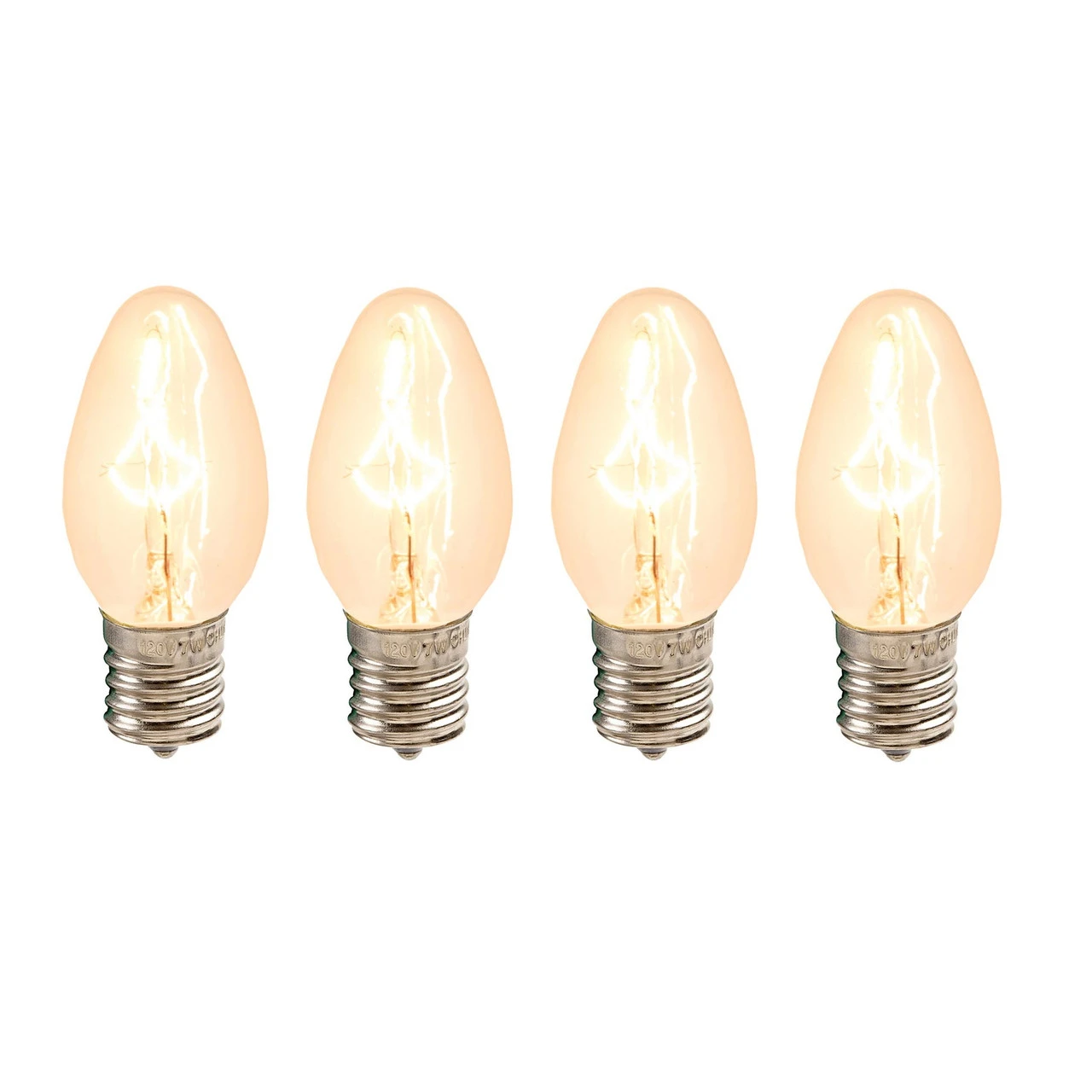 Set Of 4 Cleveland Vintage Lighting Edison Style E12 Base Nightlight Bulbs 1 Set Of 4 Cleveland Vintage Lighting Edison Style E12 Base Nightlight Bulbs