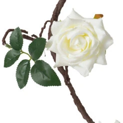 116.75" Green And White Artificial Flower Vine Garland With Leaves -Best Christmas Store dabhg f29405 3 91702.1667659415