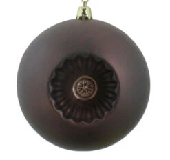 6ct Brown Shatterproof Matte Christmas Ball Ornaments 4" (100mm) 5 6ct Brown Shatterproof Matte Christmas Ball Ornaments 4" (100mm) -Best Christmas Store dak cop10828 6chl 3 39410.1667536137