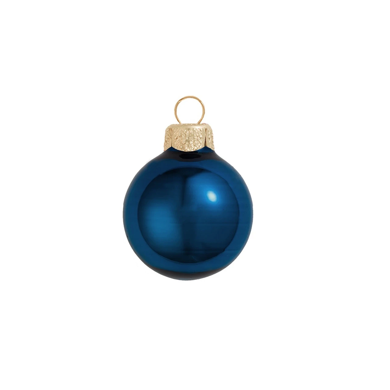 40ct Midnight Blue Pearl Glass Christmas Ball Ornaments 1.5" (40mm) 1 40ct Midnight Blue Pearl Glass Christmas Ball Ornaments 1.5" (40mm)