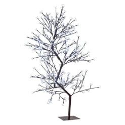 63" White And Red Dual Control Double Cherry Blossom Tree With 336 LED Lights -Best Christmas Store dhine 37400 xl wtrg 3 21344.1667621685