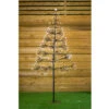 4.25' Pre-Lit Pencil Artificial Christmas Tree - Warm White LED Lights