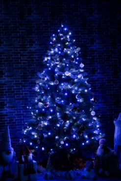 65.25' Multi-Function Timed Pattern String Lights - 200 RGB LED With Remote -Best Christmas Store dhine 37511 200 8 06656.1667513636