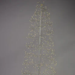 6' Pre-Lit White Revolve Spiral Artificial Tree, Warm White LED Lights -Best Christmas Store dhine 37520 wt 3 84946.1687306485