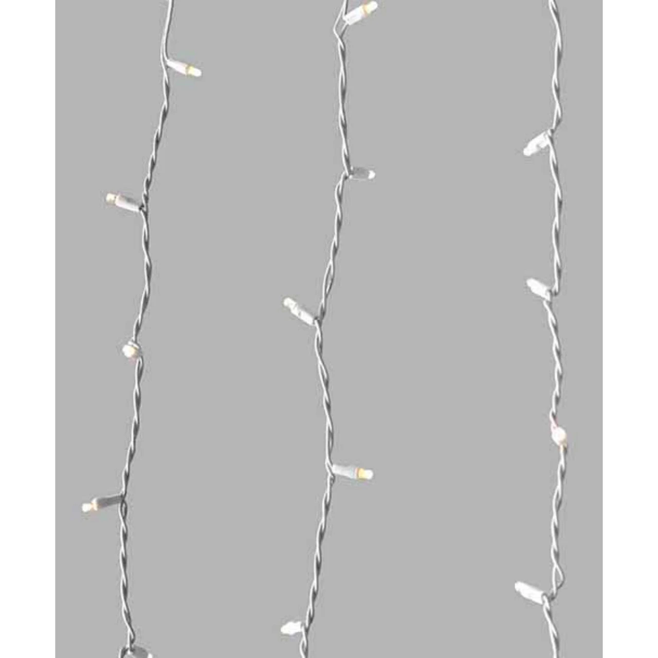 240 Cool White LED Wide Angle Christmas Hanging Drops String Lights - 8 Ft White Wire 1 240 Cool White LED Wide Angle Christmas Hanging Drops String Lights - 8 Ft White Wire