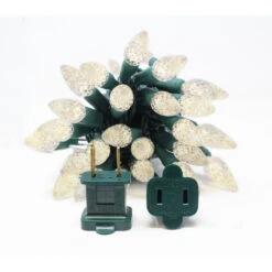 50 Pure White LED C6 Faceted Christmas String Lights - 25.17 Ft Green Wire 6 50 Pure White LED C6 Faceted Christmas String Lights - 25.17 Ft Green Wire -Best Christmas Store dlig 1103075 3 34065.1667653755