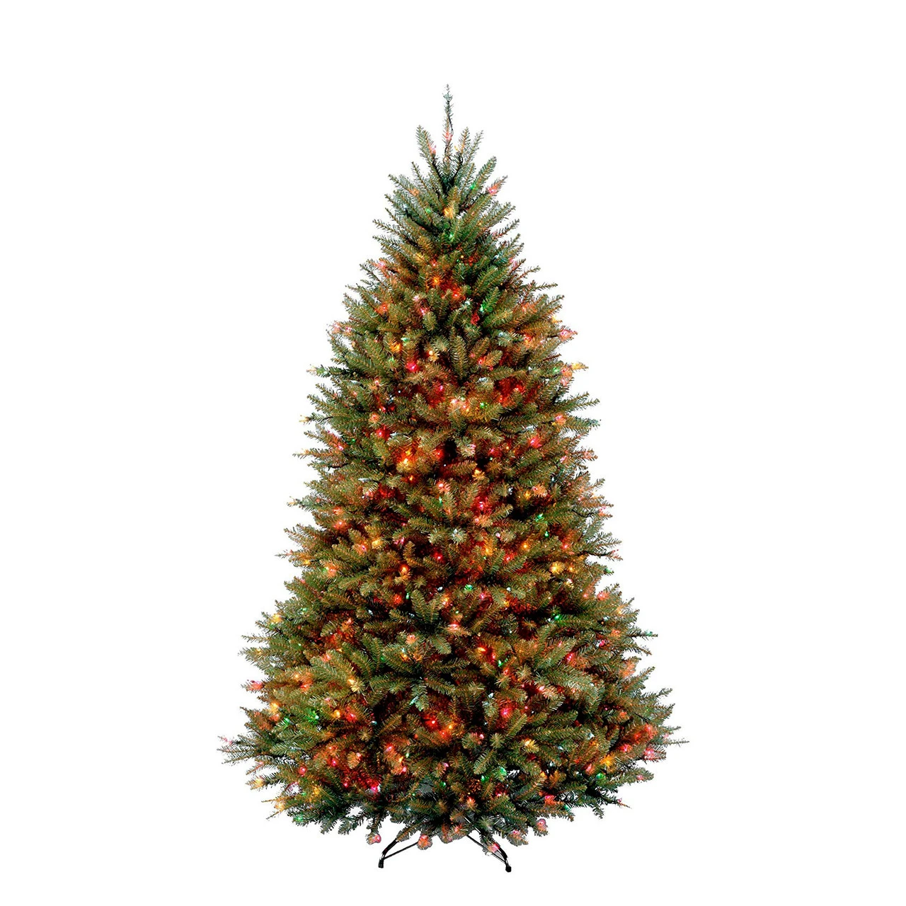6.5’ Pre-Lit Dunhill Fir Artificial Christmas Tree - Multi-Color Lights 1 6.5’ Pre-Lit Dunhill Fir Artificial Christmas Tree - Multi-Color Lights