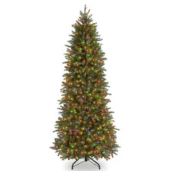 6.5โ Pre-Lit Slim Jersey Fraser Artificial Christmas Tree โ Multi Color Lights