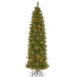 9โ Pre-Lit Tacoma Pine Artificial Christmas Tree - Clear Lights