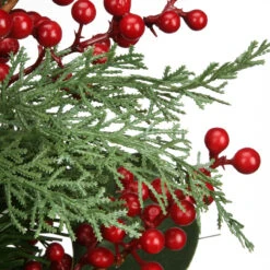 9' X 14" Pre-Lit Pine Cones And Berry Embellished Artificial Christmas Garland - Clear Lights -Best Christmas Store dnat dc13 310 9c 3 57469.1667574357