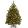 4.5’ Pre-Lit Dunhill Fir Artificial Christmas Tree - Clear Lights