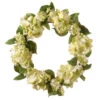 Hydrangea Flower And Berries Garden Accents Artificial Wreath - 24-Inch