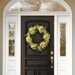 Hydrangea Flower And Berries Garden Accents Artificial Wreath - 24-Inch 7 Hydrangea Flower And Berries Garden Accents Artificial Wreath - 24-Inch -Best Christmas Store dnat gahb30 24wc 3 49465.1667580433