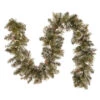 6' X 10" Glittery Bristle Pine Artificial Christmas Garland - Unlit