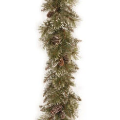 6' X 10" Glittery Bristle Pine Artificial Christmas Garland - Unlit -Best Christmas Store dnat gb1 50 6a 1 4 02931.1667536561