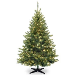 6’ Pre-lit Kincaid Spruce Artificial Christmas Tree –Clear Lights