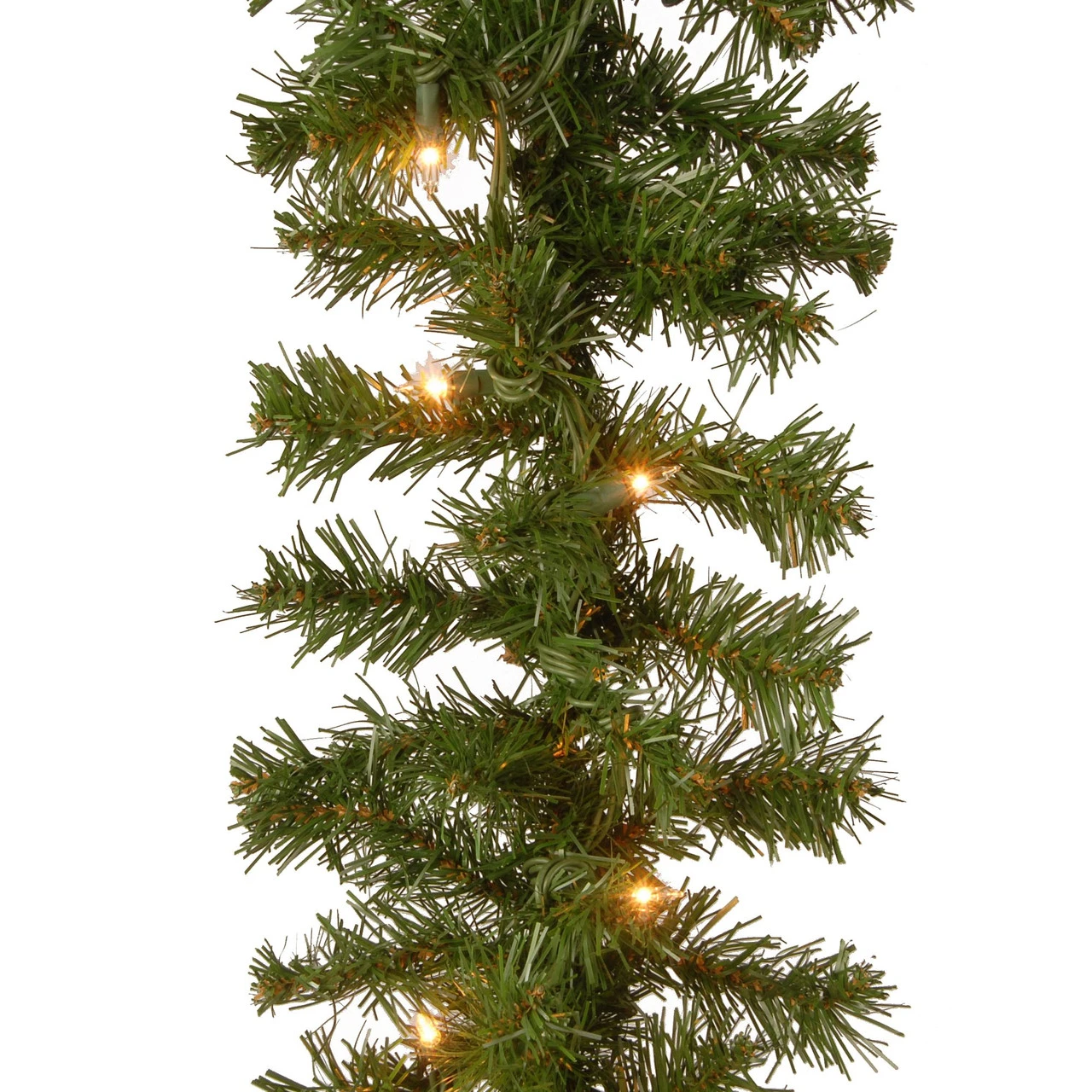 9' X 10” Pre-Lit Kincaid Spruce Artificial Christmas Garland - Clear Lights 2 9' X 10” Pre-Lit Kincaid Spruce Artificial Christmas Garland - Clear Lights - Image 2