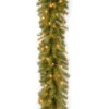 9' Pre-Lit Norwood Fir Artificial Christmas Garland - Clear Lights