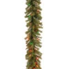 9' X 10" Pre-Lit Norwood Fir Artificial Christmas Garland - Multicolor Lights