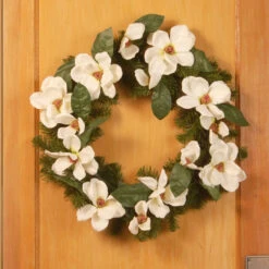 North Valley Spruce Magnolia Artificial Wreath - 24-Inch, Unlit -Best Christmas Store dnat nrv7 13 24w 4 37356.1667646181