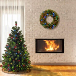 4.5’ Pre-lit North Valley Spruce Artificial Christmas Tree – Multicolor Lights 5 4.5’ Pre-lit North Valley Spruce Artificial Christmas Tree – Multicolor Lights -Best Christmas Store dnat nrv7 301 45 3 86541.1667656822