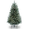 4.5’ Pre-Lit North Valley Spruce Artificial Christmas Tree - Clear Lights