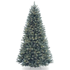 9โ Pre-Lit North Valley Spruce Artificial Christmas Tree - Clear Lights