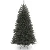 7’ North Valley Black Spruce Artificial Christmas Tree – Unlit