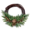 Pine Cone Grapevine Artificial Christmas Wreath - 16-Inch, Unlit