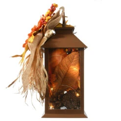 12" LED Lighted Fall Harvest Sunflower Lantern 9 12" LED Lighted Fall Harvest Sunflower Lantern -Best Christmas Store dnat rah sk2533a 1 4 28872.1667517613